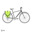 Ortlieb Back Roller High Vis, QL 2.1 neon csomagtartó táska 1x 20 L