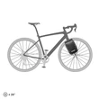 Ortlieb Fork-Pack, black matt gravel táska villára  1x 5.8 L