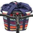 Klickfix Bikebasket, artist stripes első kosár