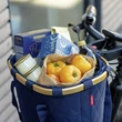 Klickfix Bikebasket, rombus midnight gold első kosár