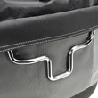 Klickfix Shopper Alingo, zöld/barna első kosár - rögzítés