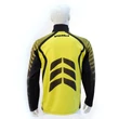Völkl Silver Stone Zip Shirt black-yellow síing - hátulról