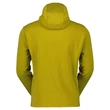 Scott Defined Warm Hybrid Men's Hoody savanna green pulóver - hátulról