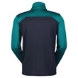 Scott Defined Tech Men's Jacket winter green/dark blue pulóver - hátulról