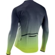 Northwave Blade 3 szürke/fluo sárga hosszú mez - hátulról