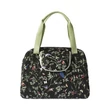 Basil Wanderlust carry all bag mintás charcoal csomagtartó táska - elrejthető rögzítő