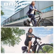 Basil Sport Design frame bag, tépőzáras szürke váztáska