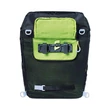 Basil Miles Daypack fekete-lime kerékpáros táska és hátizsák - Hook-On rögzítő