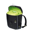 Basil Miles Daypack fekete-lime kerékpáros táska és hátizsák