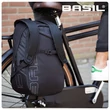 Basil Flex Backpack fekete kerékpáros táska és hátizsák