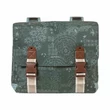 Basil Boheme double bag forest zöld csomagtartó táska