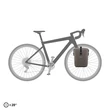 Ortlieb Gravel-Pack, QL 3.1 dark-sand csomagtartó táska 14,5 L