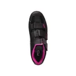 FLR F-55 III black-pink kerékpáros cipő - felülről