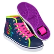 Heelys Veloz blue denim/rainbow canvas