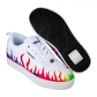 Heelys Pro 20 white/rainbow flames