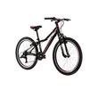 Kross Hexagon Jr 1.0 SR black/red/silver 2022 (24'') gyerek kerékpár