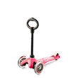 Micro Mini 3in1 Deluxe roller pink - O-kormánnyal