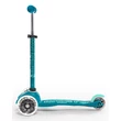 Micro Mini Deluxe LED roller világító kerékkel aqua - oldalról