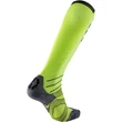 UYN Man Ski Evo Race Socks green lime-black sízokni - hátulról