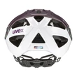 Uvex Quatro CC plum-white matt kerékpár sisak - hátulról
