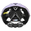 Uvex Quatro CC lilac-black matt kerékpár sisak - hátulról