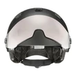 Uvex Rush Visor dark silver matt kerékpár sisak - szemből