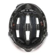 Uvex Rush Visor dark silver matt kerékpár sisak - belülről