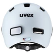 Uvex Rush Visor cloud matt kerékpár sisak - hátulról