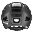 Uvex Finale Light 2.0 black-silver matt kerékpár sisak - hátulról