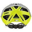 Uvex Gravel X rhino-neon yellow kerékpár sisak - hátulról
