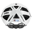 Uvex Gravel X white matt kerékpár sisak - hátulról