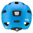 Uvex Oyo Style dino blue matt kerékpár sisak - hátulról (opcionális LED villogó)
