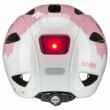 Uvex Oyo Style butterfly pink kerékpár sisak - hátulról (opcionális LED villogó)
