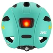 Uvex Oyo Style monster lagoon matt kerékpár sisak - hátulról (opcionális LED villogó)