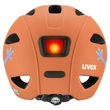 Uvex Oyo Style monster papaya matt kerékpár sisak - hátulról (opcionális LED villogó)