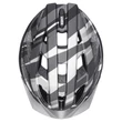 Uvex Air wing CC black-silver mat kerékpár sisak - felülről