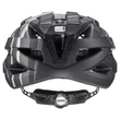Uvex Air wing CC black-silver mat kerékpár sisak - hátulról