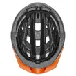 Uvex Air wing CC grey-orange mat kerékpár sisak - belülről
