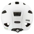 Uvex Oyo white-black matt kerékpár sisak - hátulról