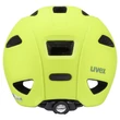 Uvex Oyo neon yellow-moss green matt kerékpár sisak - hátulról
