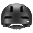 Uvex Urban Planet black matt kerékpár sisak - szemből