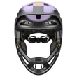 Uvex Revolt lilac-black matt kerékpár sisak - szemből