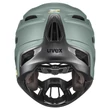 Uvex Revolt MIPS moss green-black matt kerékpár sisak - hátulról