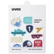 Uvex HLMT 4 reflexx kerékpár sisak - fényvisszaverő matrica szett