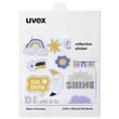 Uvex HLMT 4 reflexx kerékpár sisak - fényvisszaverő matrica szett