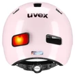 Uvex HLMT 4 reflexx powder kerékpár sisak - hátulról (LED villogóval)