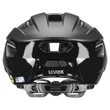 Uvex Rise Pro MIPS black matt kerékpár sisak - hátulról