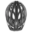 Uvex Oversize black mat-silver kerékpár sisak - felülről