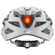 Uvex City I-vo white-black matt kerékpár sisak - hátulról (LED villogóval)