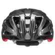 Uvex Active anthracite red kerékpár sisak - szemből